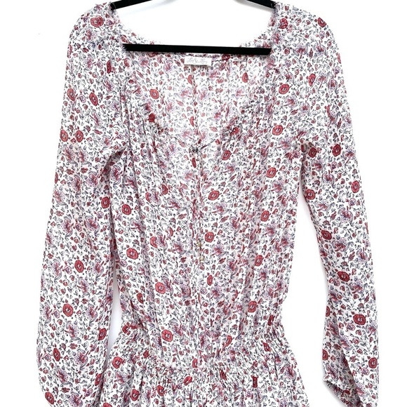 LoveShackFancy Popover Mini Dress Granada Floral Sunrise - Picture 4 of 6